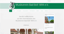 Desktop Screenshot of mv-bad-boll.de