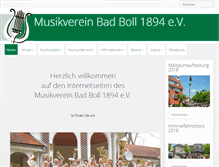 Tablet Screenshot of mv-bad-boll.de